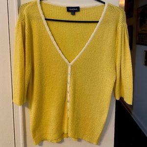 Yellow Boucle Top